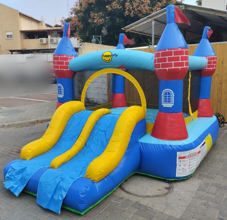 מתנפח טירה מגלשה כפולה